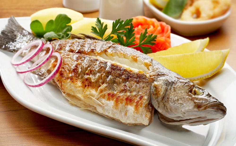 Grilled Sea Bass