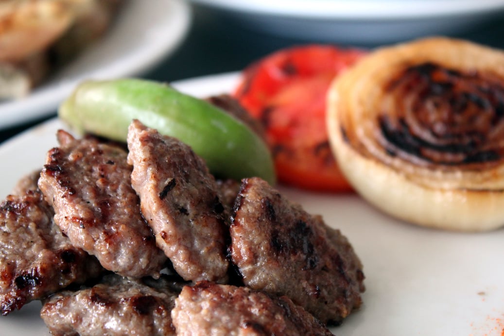 Grilled Turkish meat balls