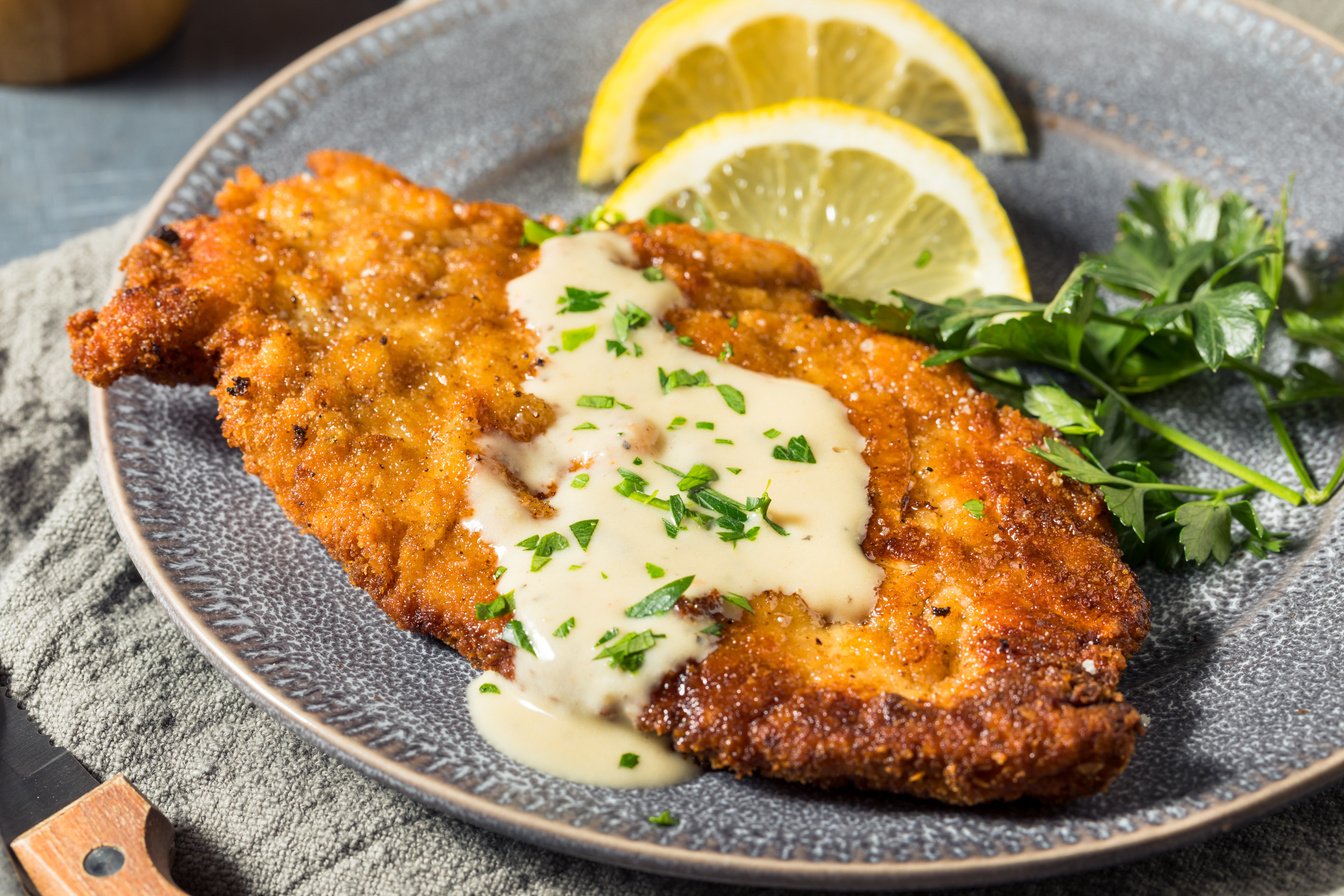 Homemade German Chicken Schnitzel