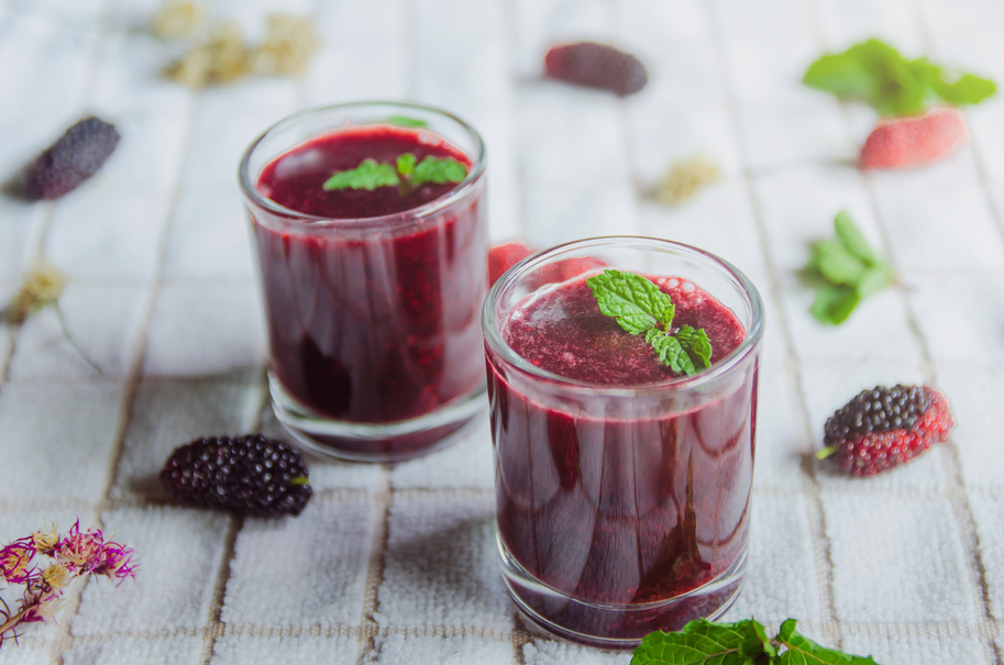 Mulberry Fruit Smoothie