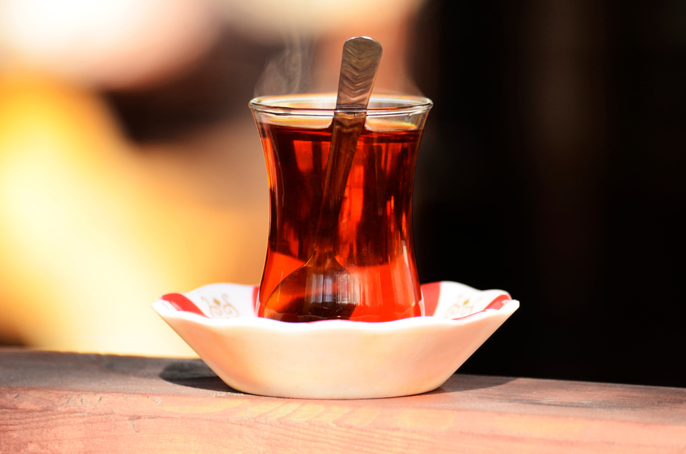 brewed tea,turkish tea